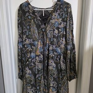 Free People Multicolor Patterned Dress